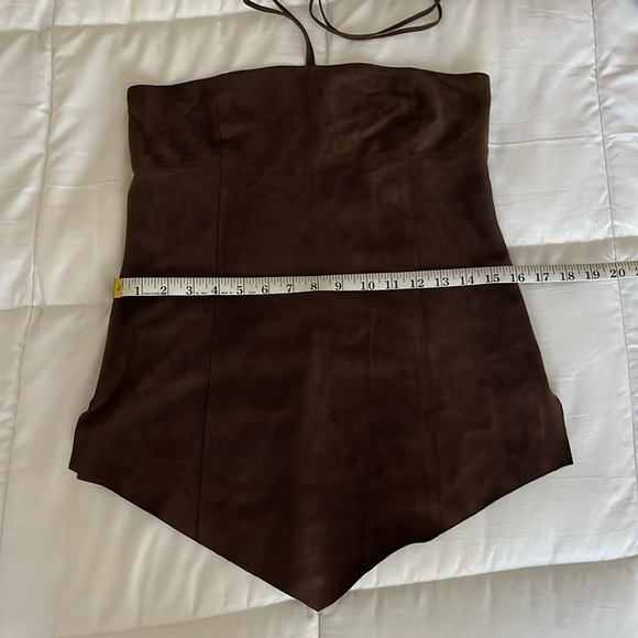 Theory Suede Halter Top - Picture 12 of 12